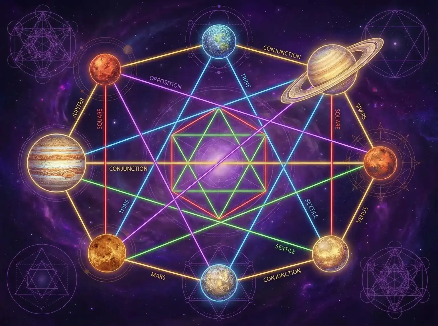 行星相位解读 - 马云 科比 | 占星学进阶